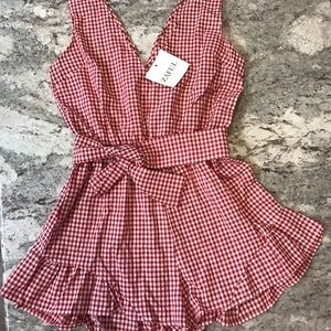 Picnic Print Romper